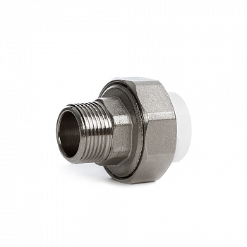 Комбинированное разъемное (разборное) соединение "американка" с наружной резьбой Fusitek  FT05704, 40х1 1/4", с уплотнением o-ring